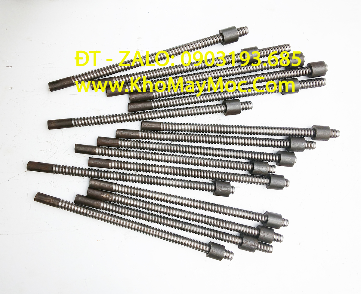 Trục vít me răng vuông sắt, inox