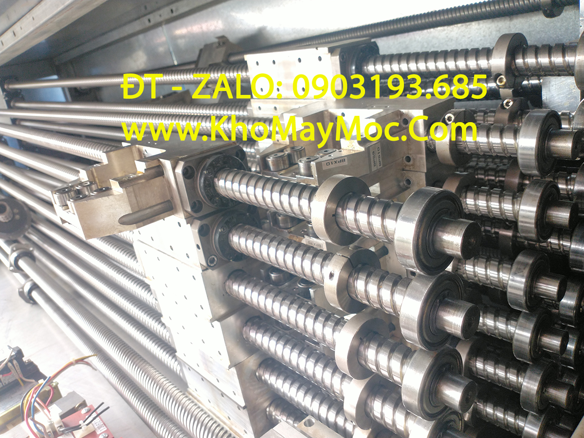 Trục vít me răng vuông sắt, inox