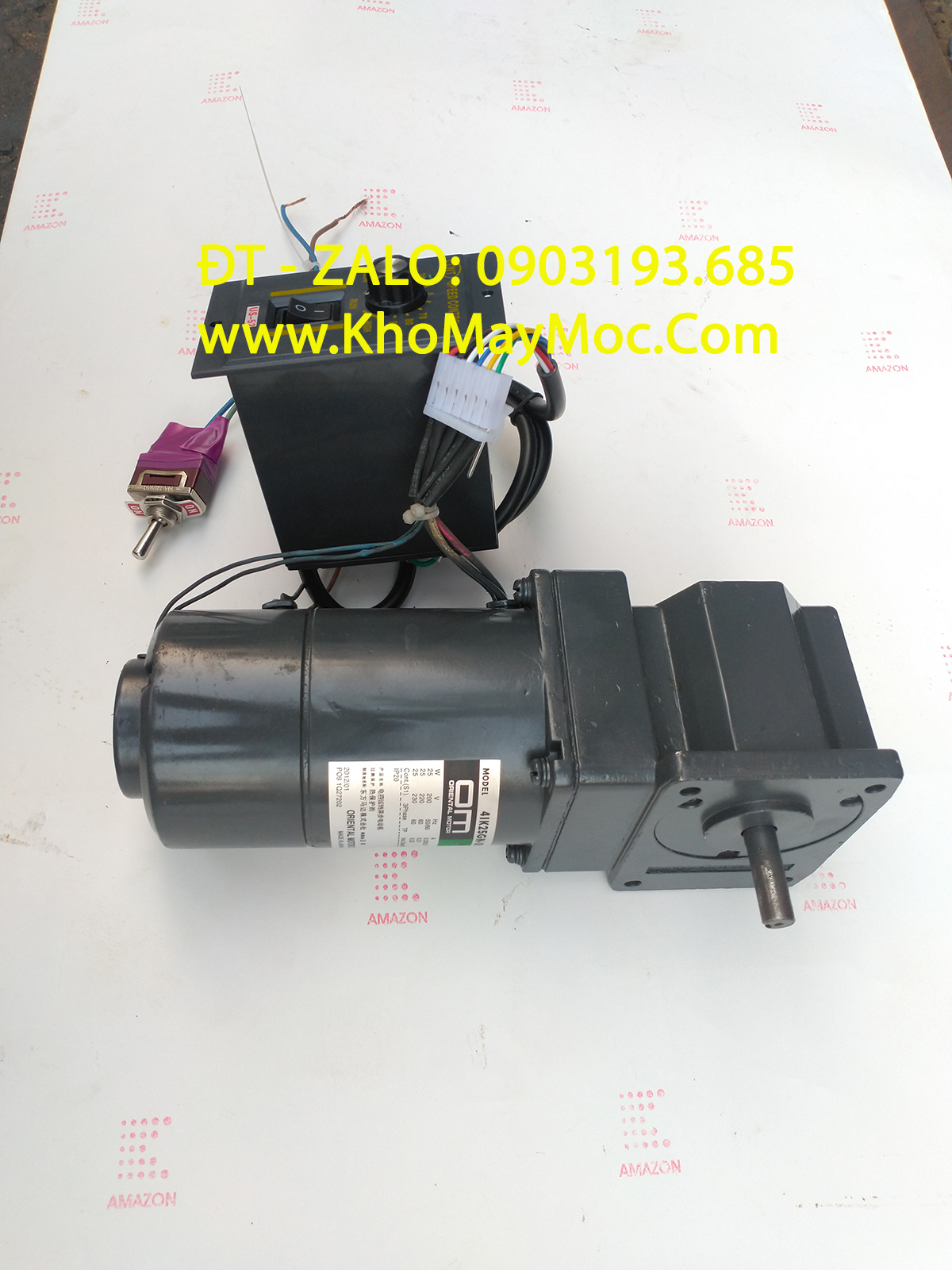 Động cơ giảm tốc trục ngang 25w