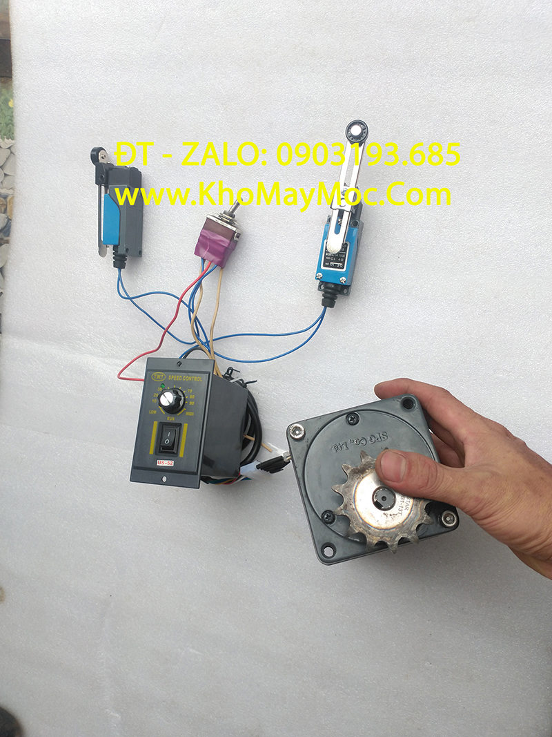 Remost điều khiển Động cơ có hành trình có đếm sản phẩm