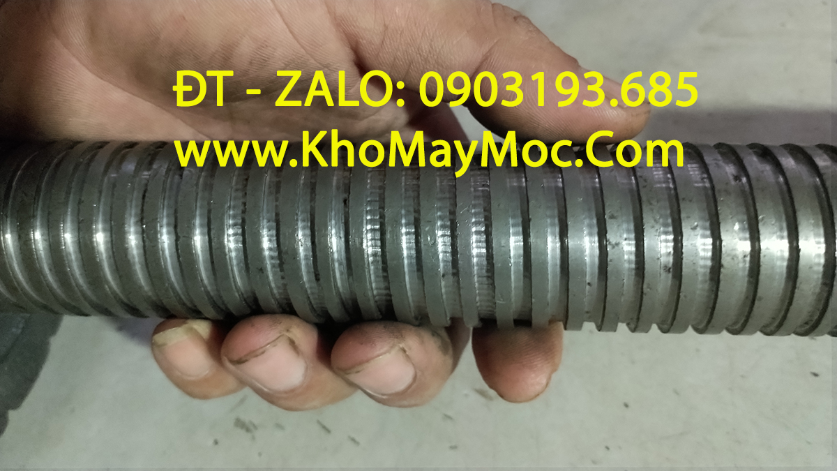 Trục vít me răng vuông sắt, inox