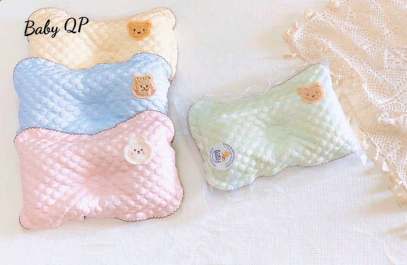 Gối băng lạnh sơ sinh chống bẹp đầu