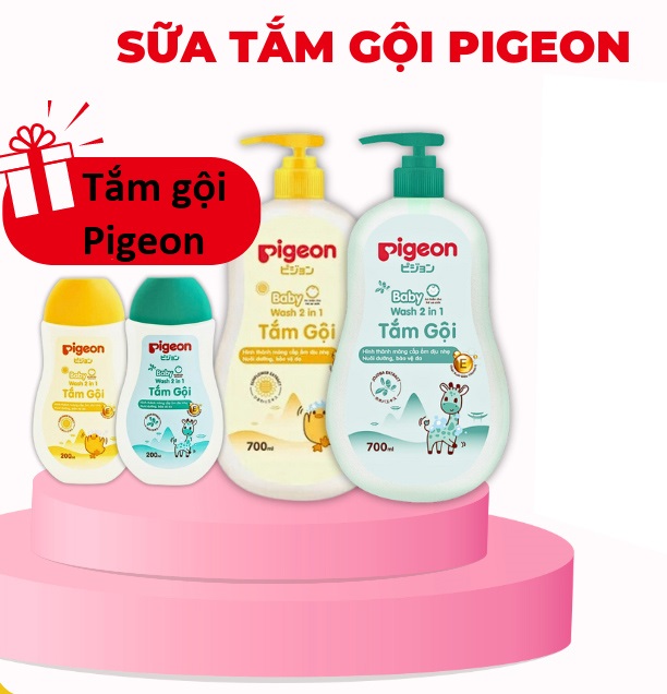 Sữa tắm gội Pigeon (vàng)