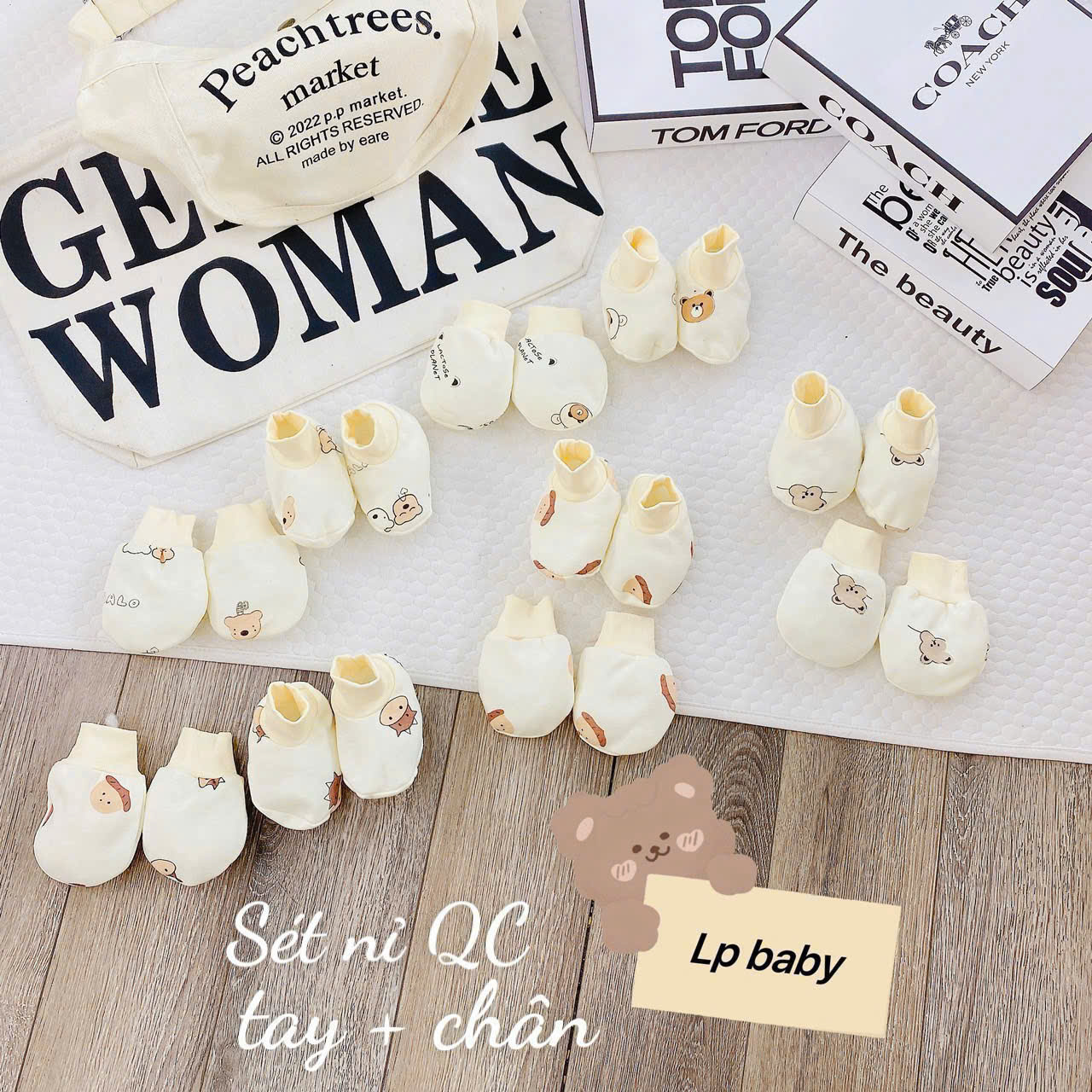 Set bao tay bao chân nỉ cao cấp