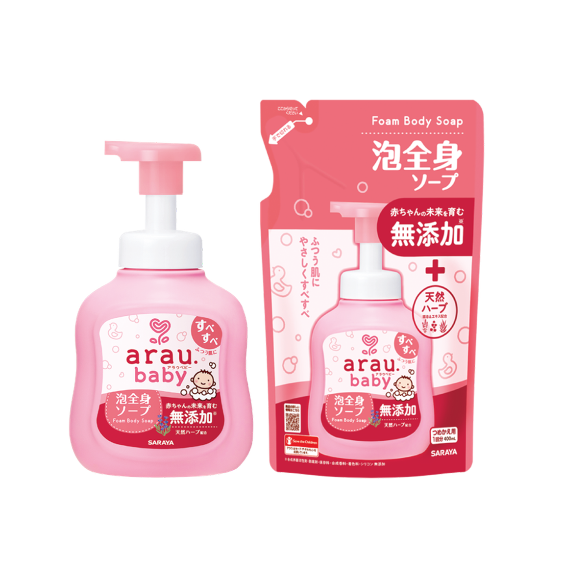 Bọt tắm gội Arau 500ml