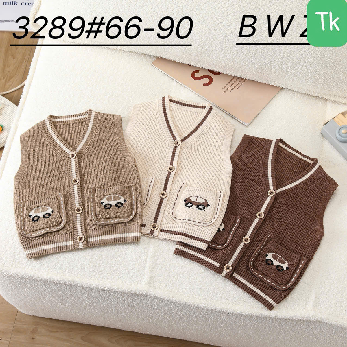 Áo ghi lê len bé trai (cổ tim)