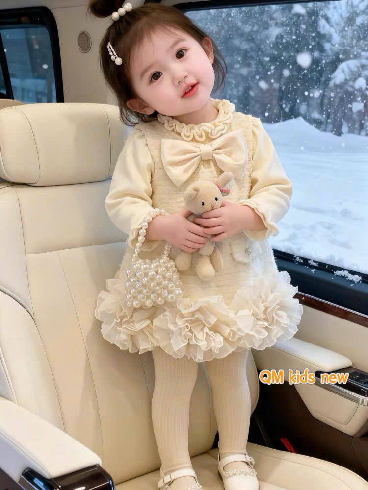 Váy Tết cao cấp 8 (trắng)