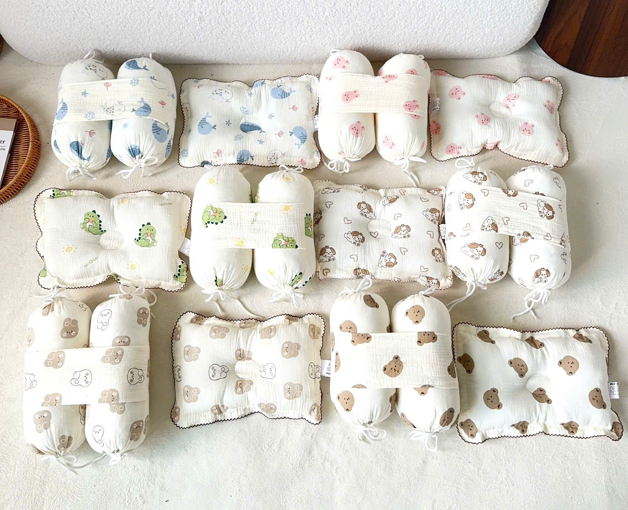 Bộ chặn chống giật mình bông cao cấp kèm gối