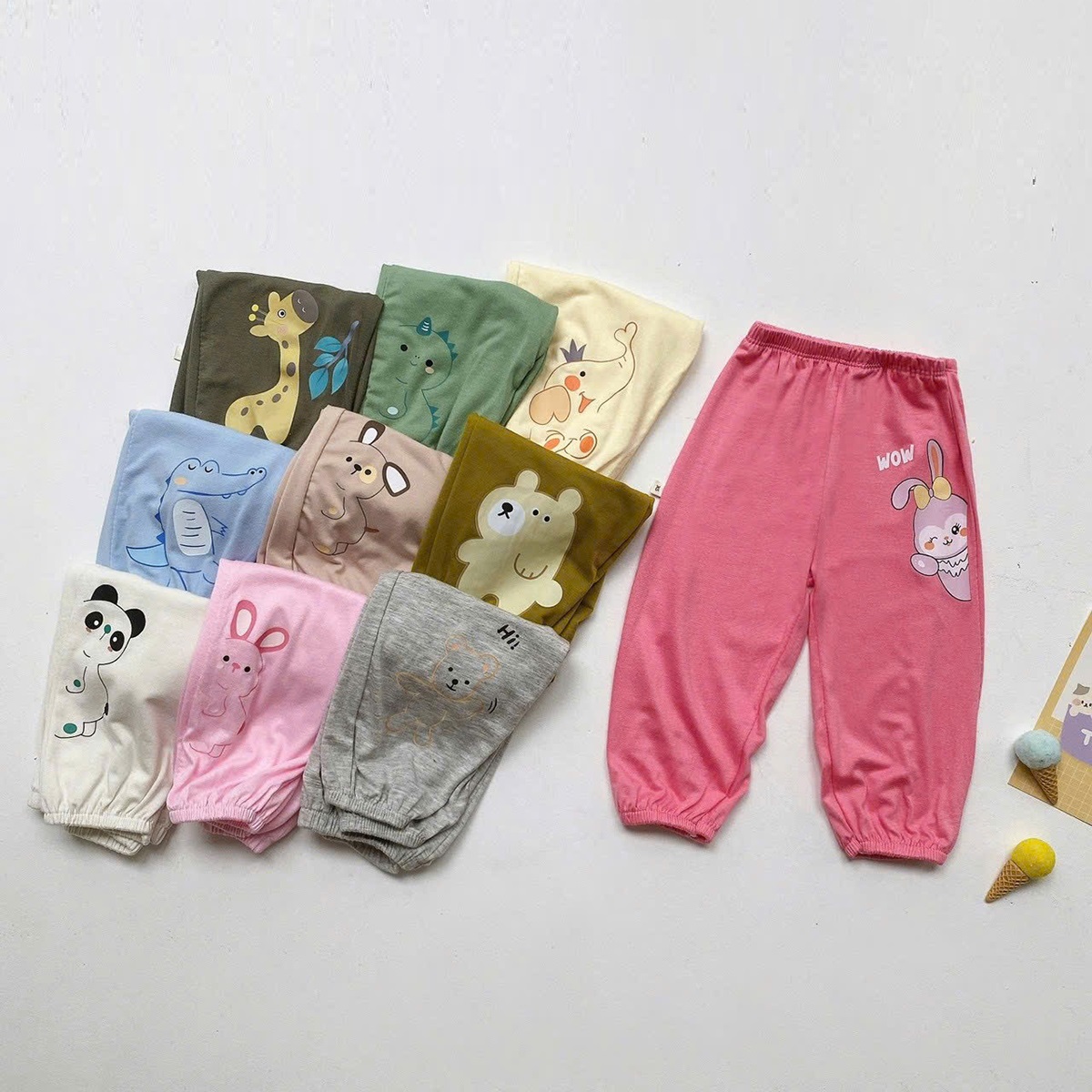 Quần dài bo gấu