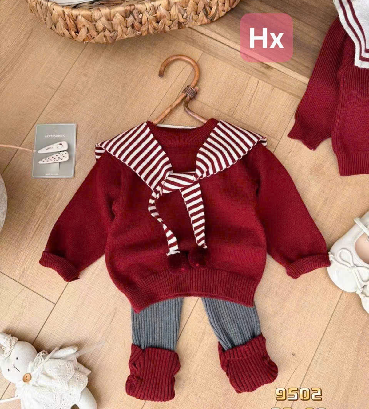 Bộ dài đỏ lót lông