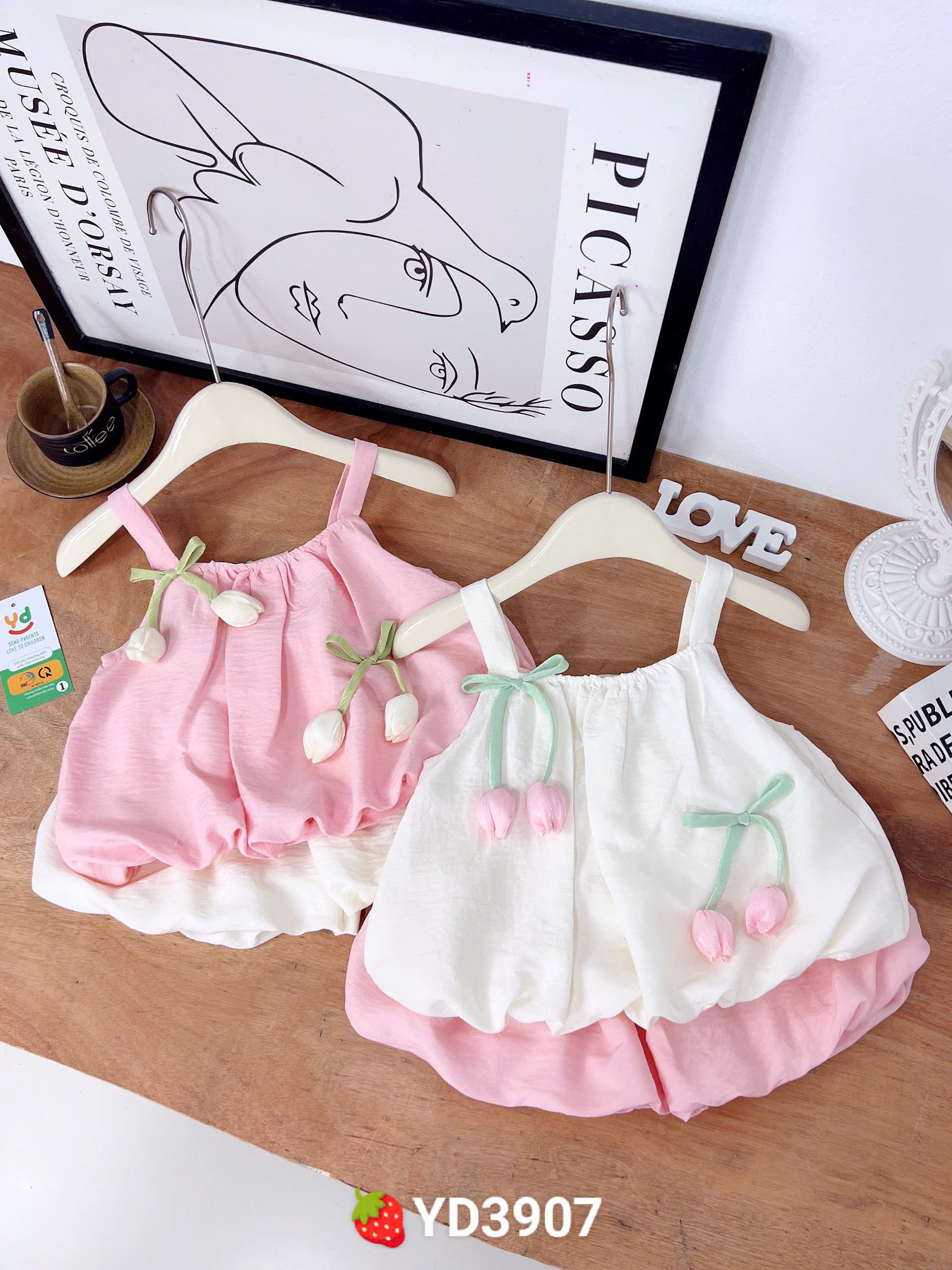 Bộ 2 dây hoa sen xô lụa