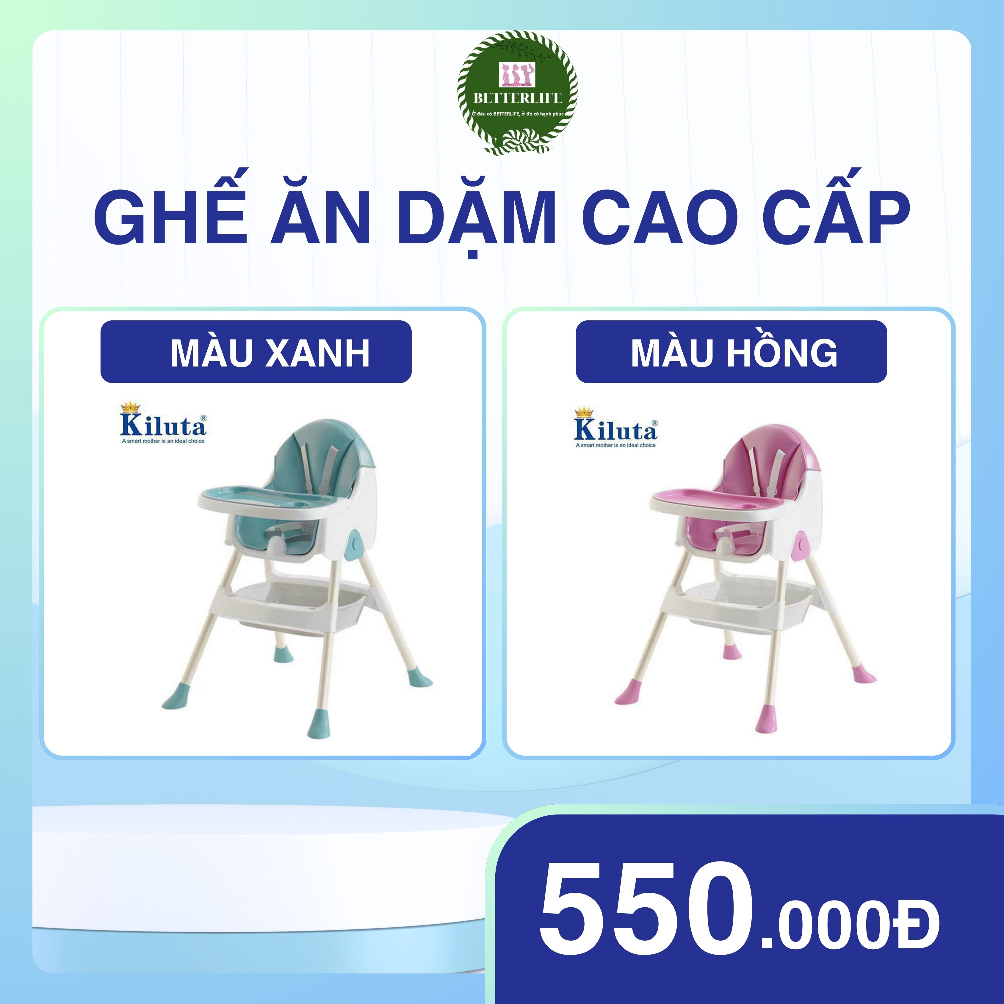 Ghế ăn dặm cao cấp Kiluta