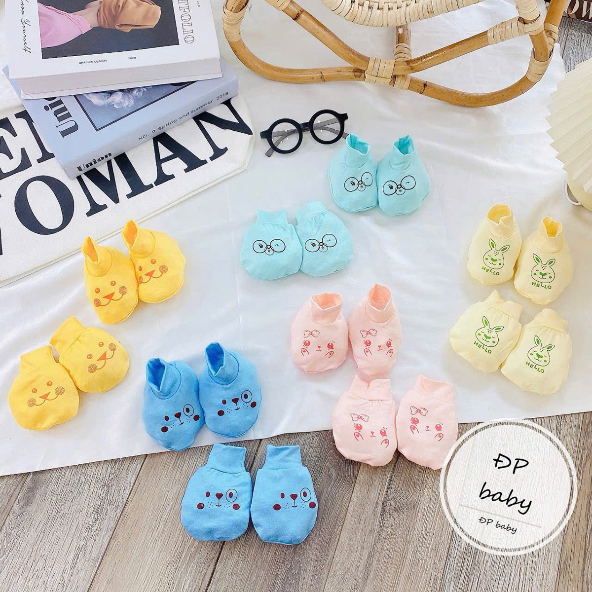 Set bao tay bao chân cao cấp mẫu 1