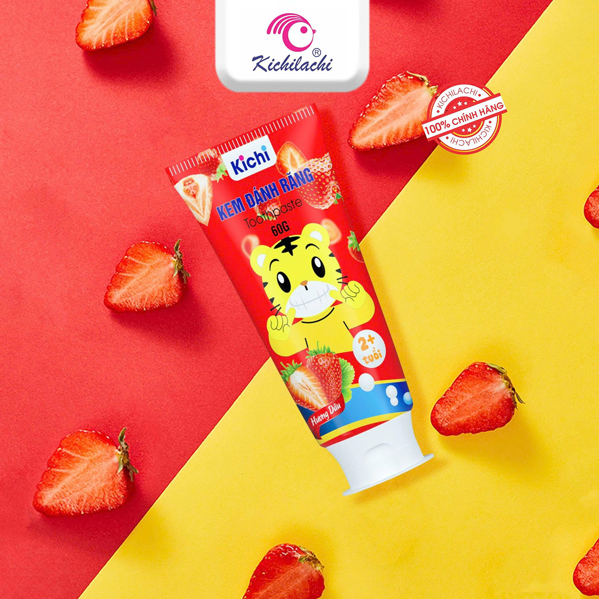 Kem đánh răng dâu Kichi (2y+)