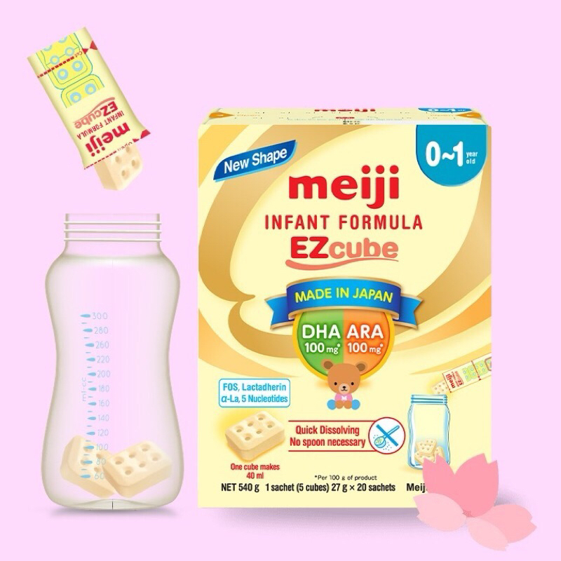 Sữa bột Meiji nhập khẩu 20 thanh (0-12m)