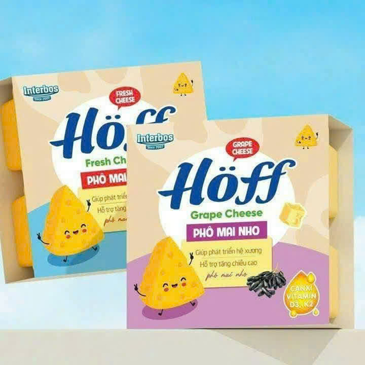 Phô mai tươi  tăng chiều cao Hoff
