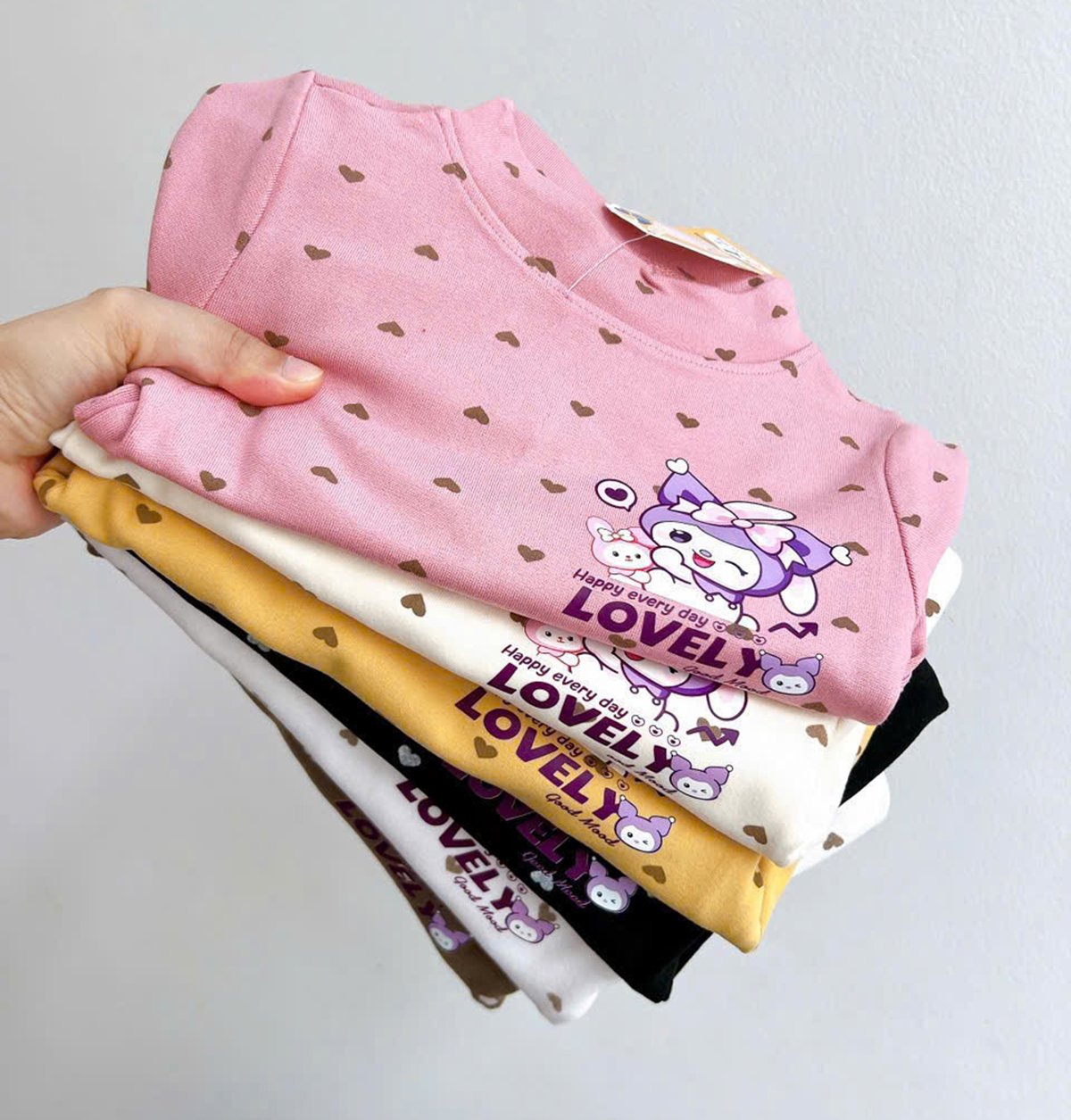 Áo giữ nhiệt Zip lông tim nhí