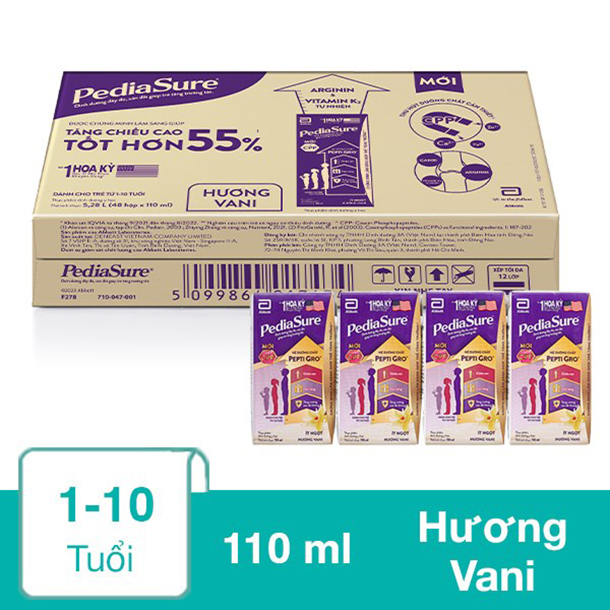 Sữa pha sẵn Pediasure 110ml