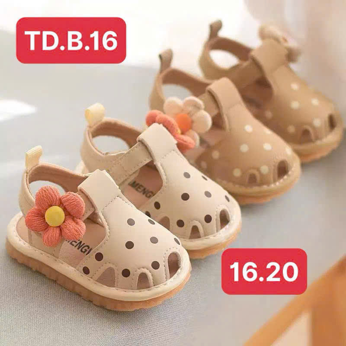 Dép tập đi chip chip (hoa)