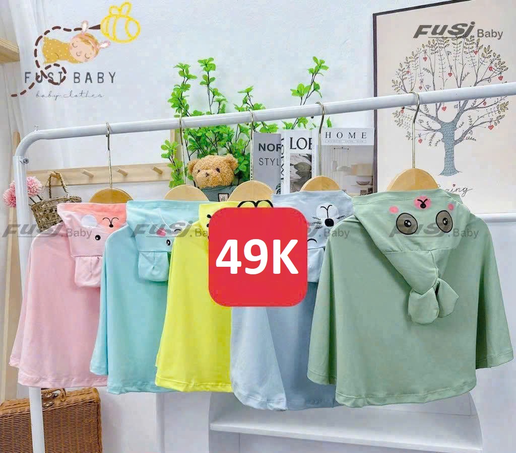 Áo choàng nắng cotton