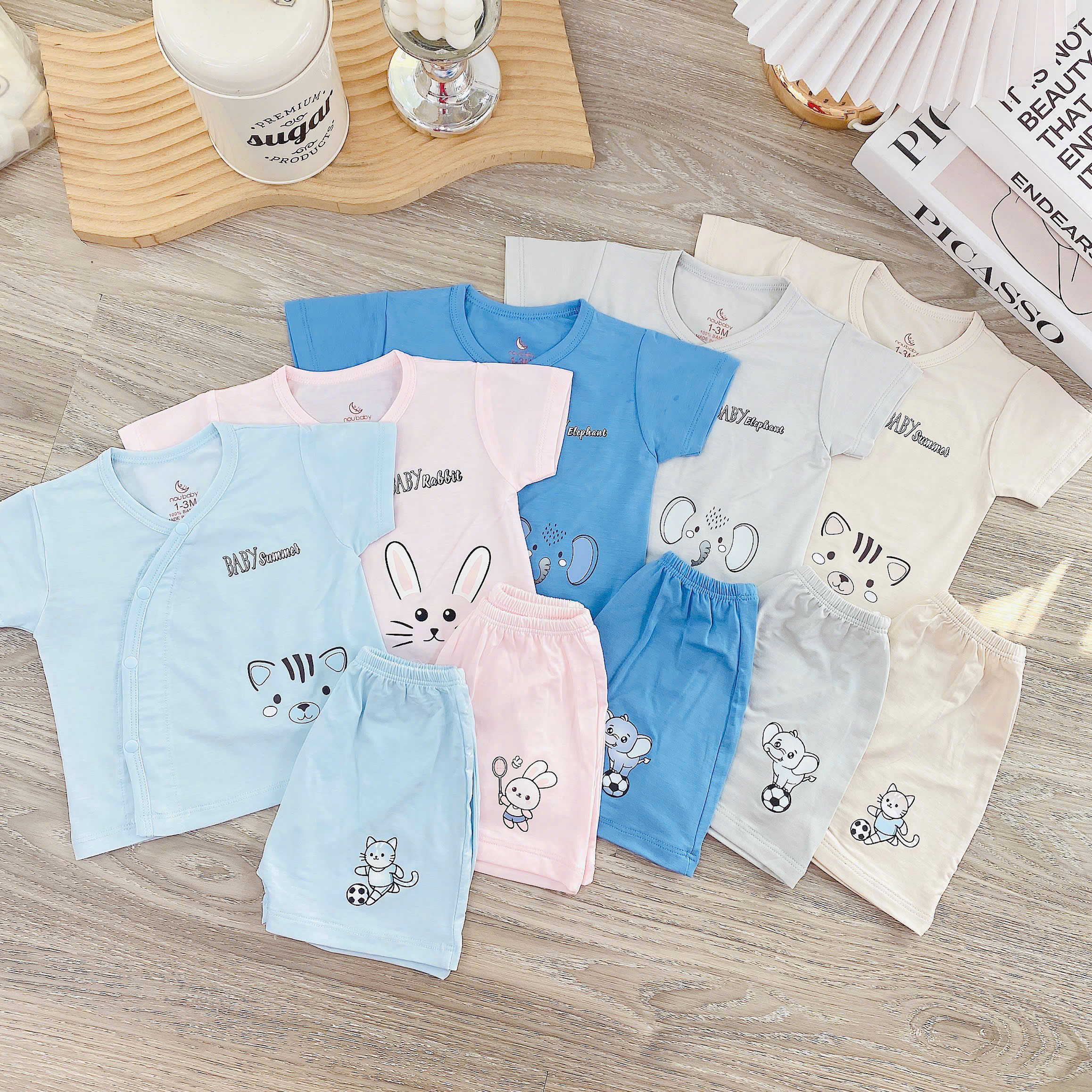 Bộ cộc hãng NouBaby khuy 2