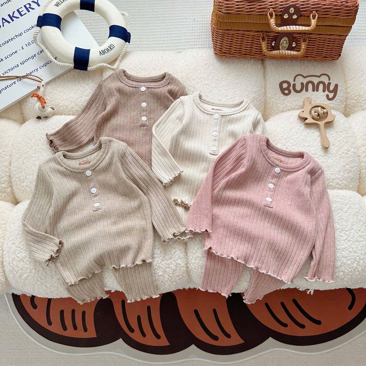 Bộ dài len đũa cách điệu Bunnny