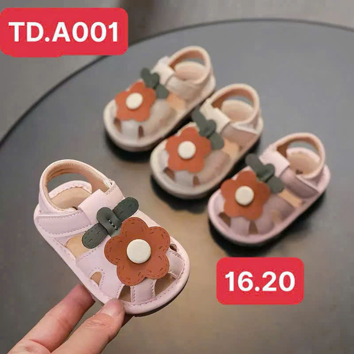 Dép tập đi chip chip (hoa cc)