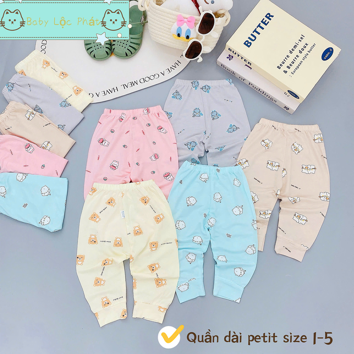 Quần dài sơ sinh đẹp 4