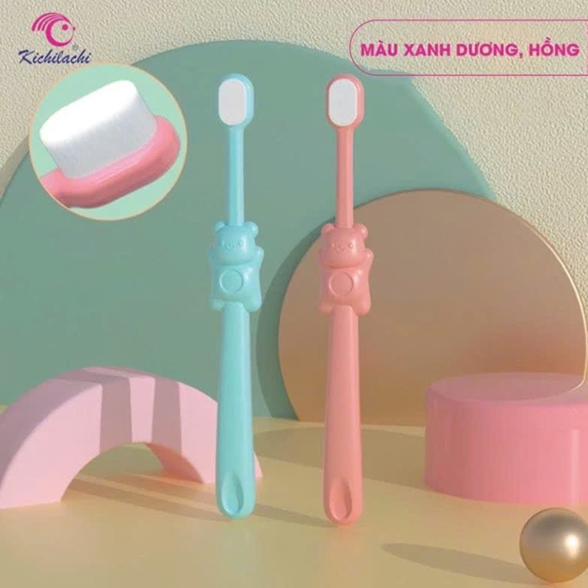 Bàn chải lông tơ cho bé (2y+)