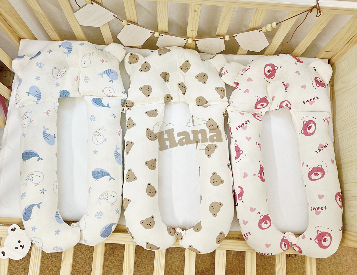 Gối U xô muslin cao cấp