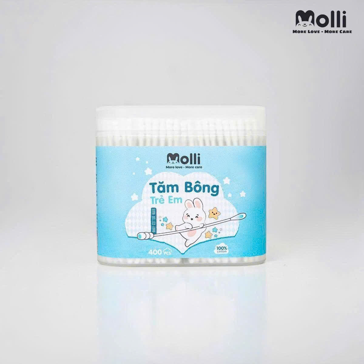 Tăm bông trẻ em Molli 400pcs