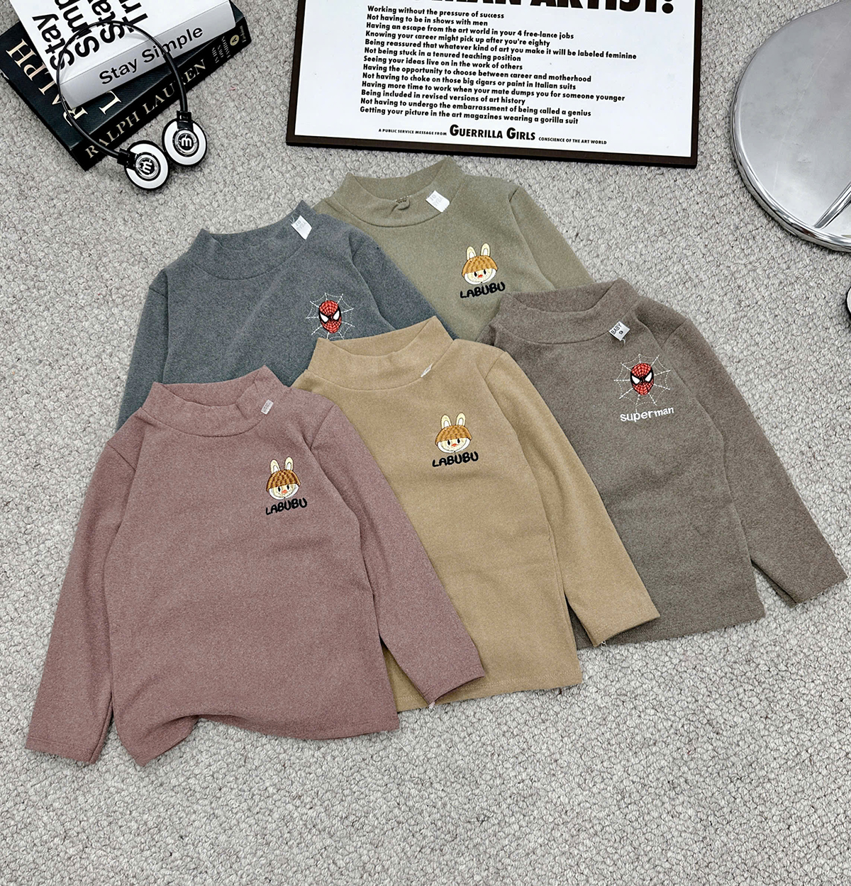 Áo giữ nhiệt Zip lông nhỡ