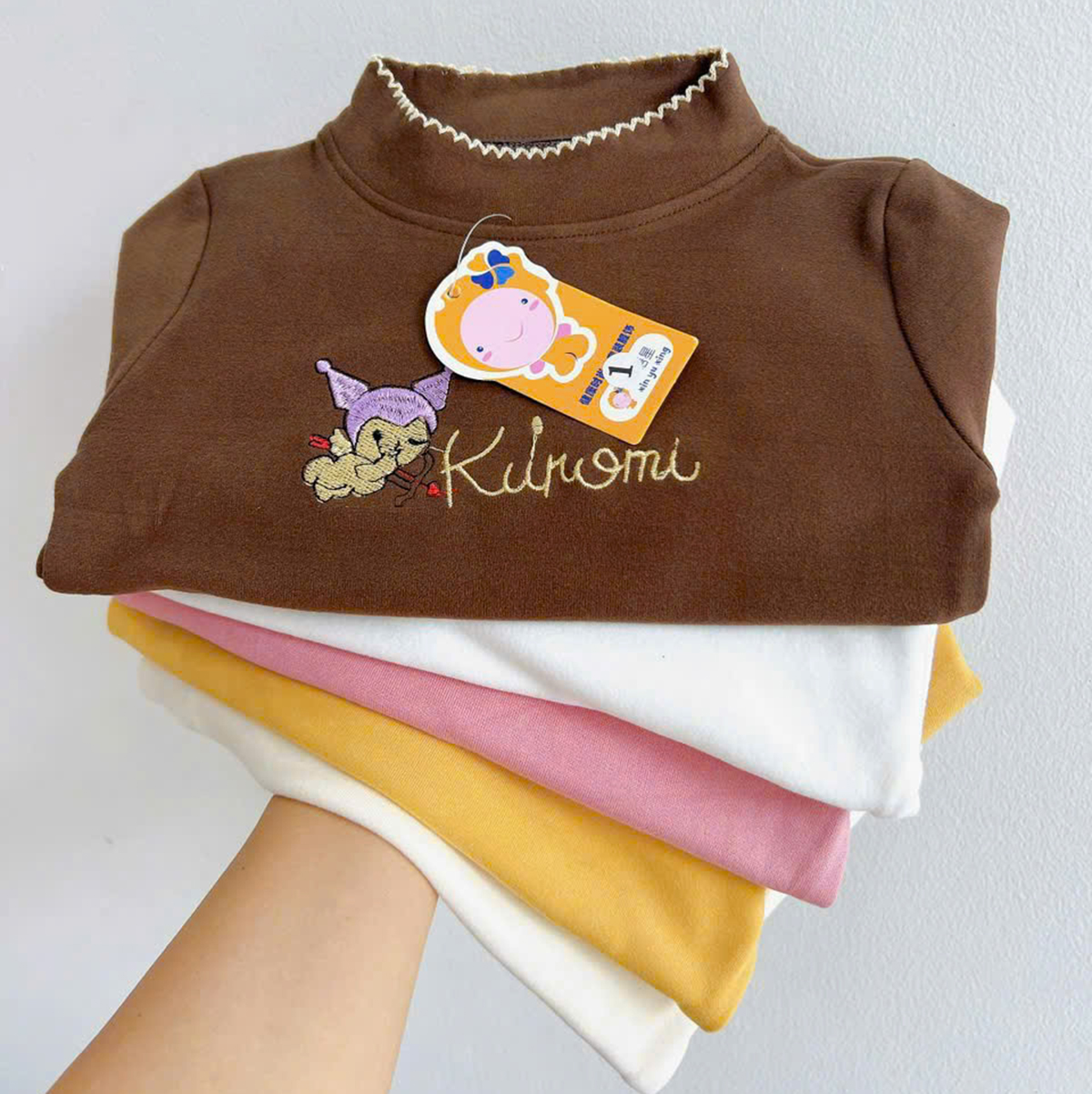 Áo giữ nhiệt Zip lông Koromi nhí