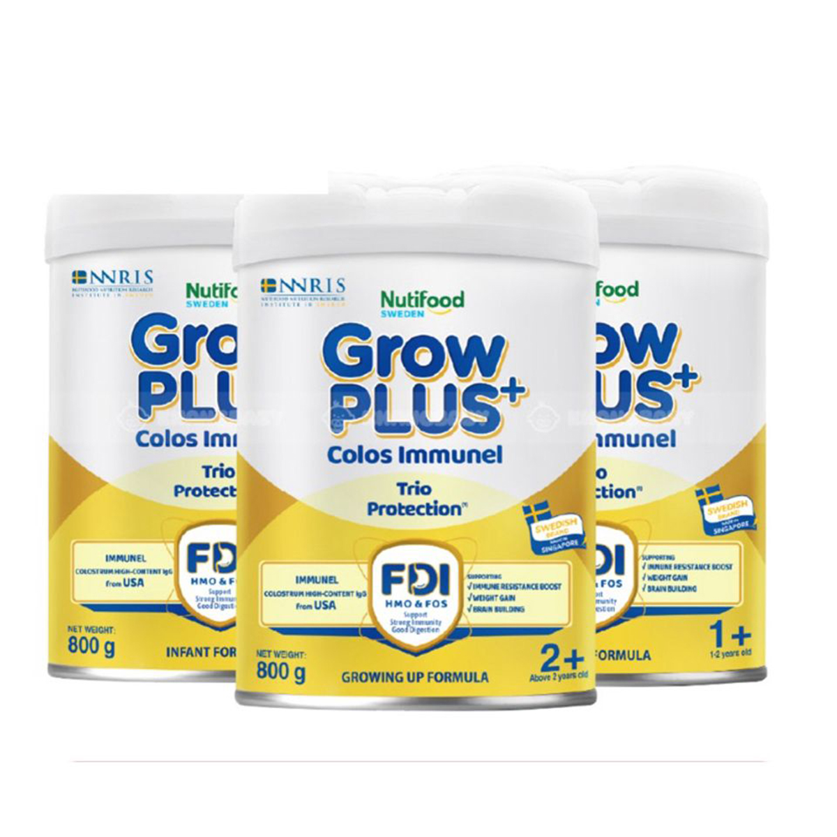 Sữa bột Grow plus vàng bạc các số