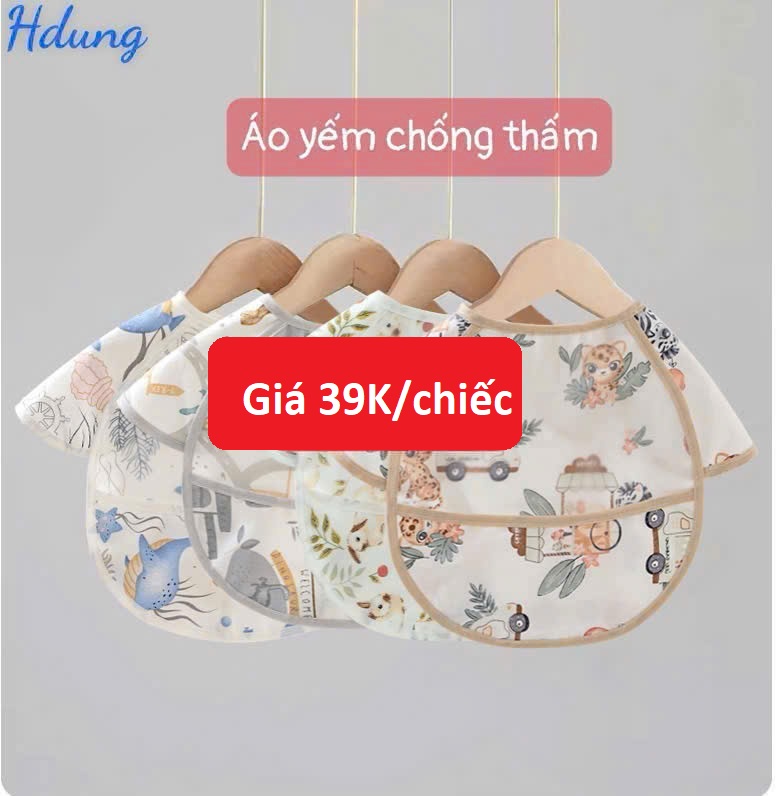 Áo yếm ăn dặm cho bé