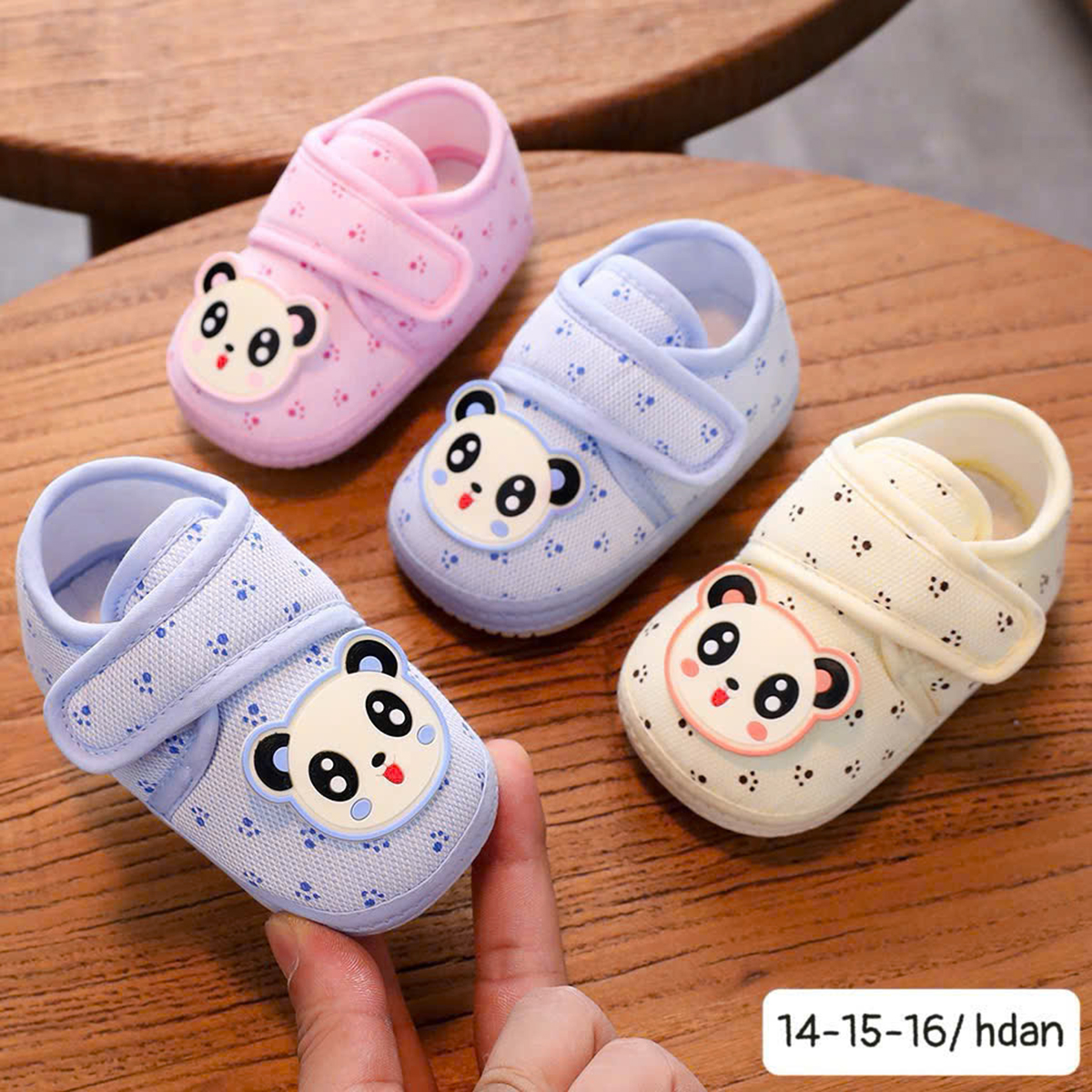 Giày tập đi gấu trúc