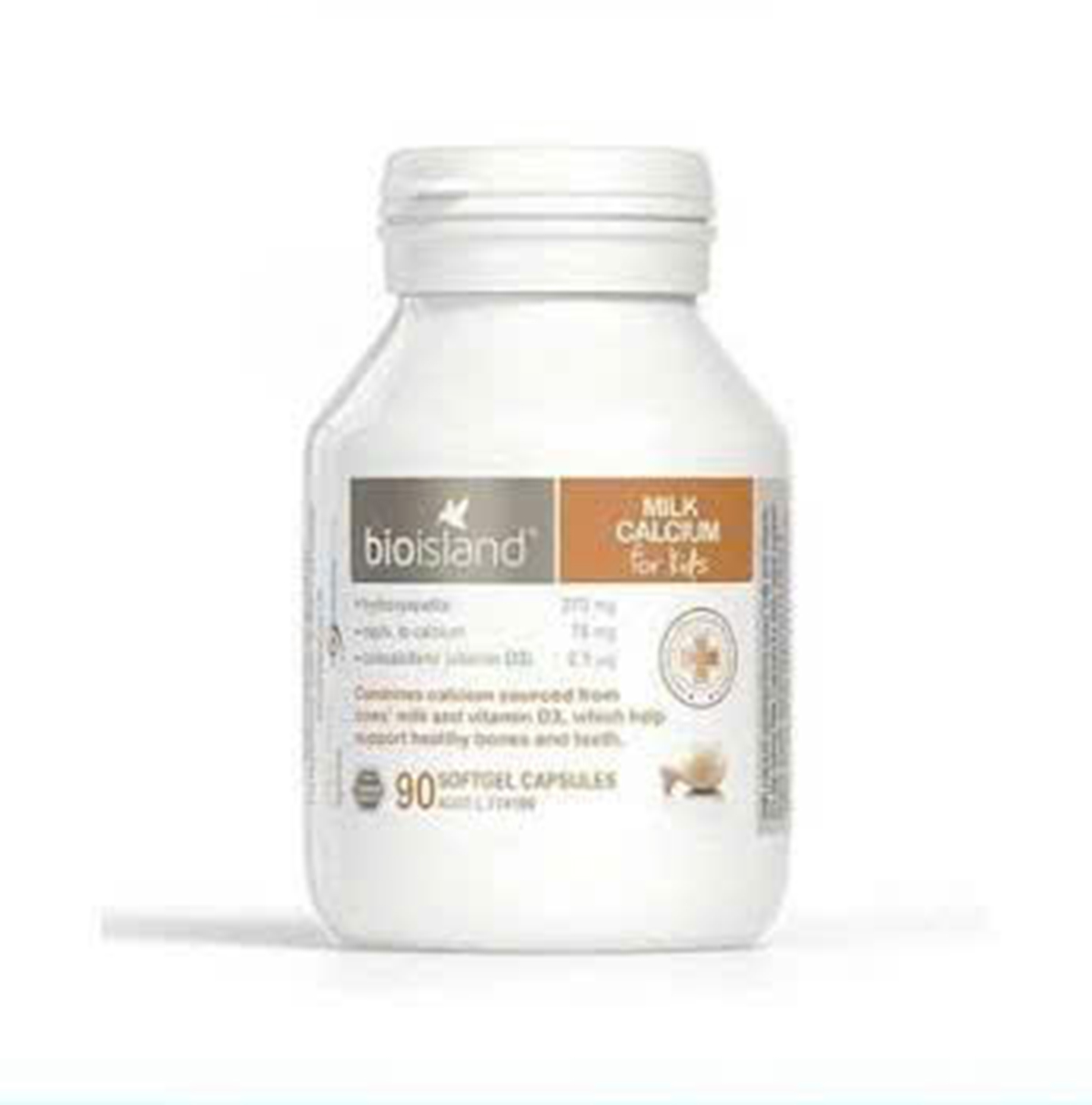 Canxi sữa Bio Island 90v (kid)