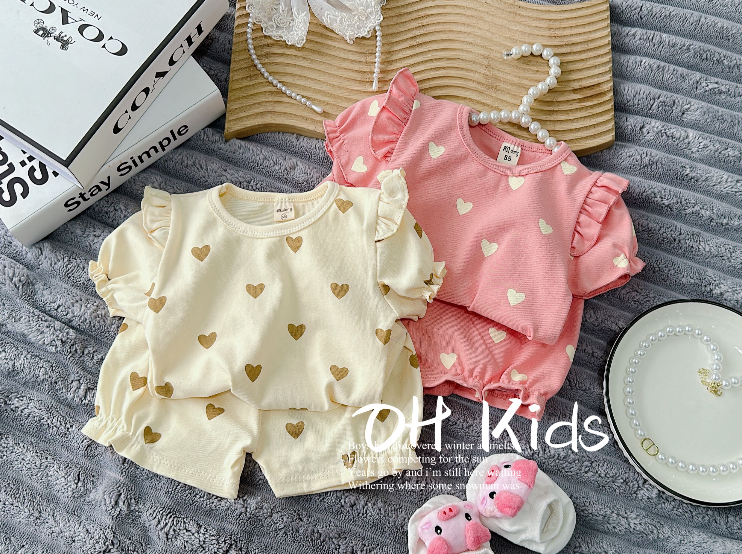 Bộ cộc cotton zip bèo