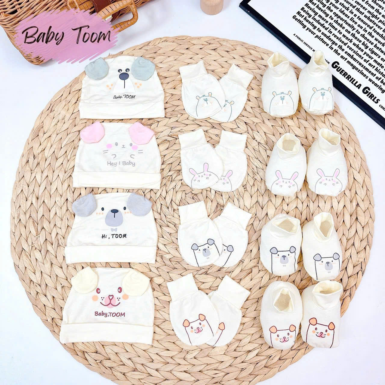 Set mũ, bao tay, bao chân cc 2