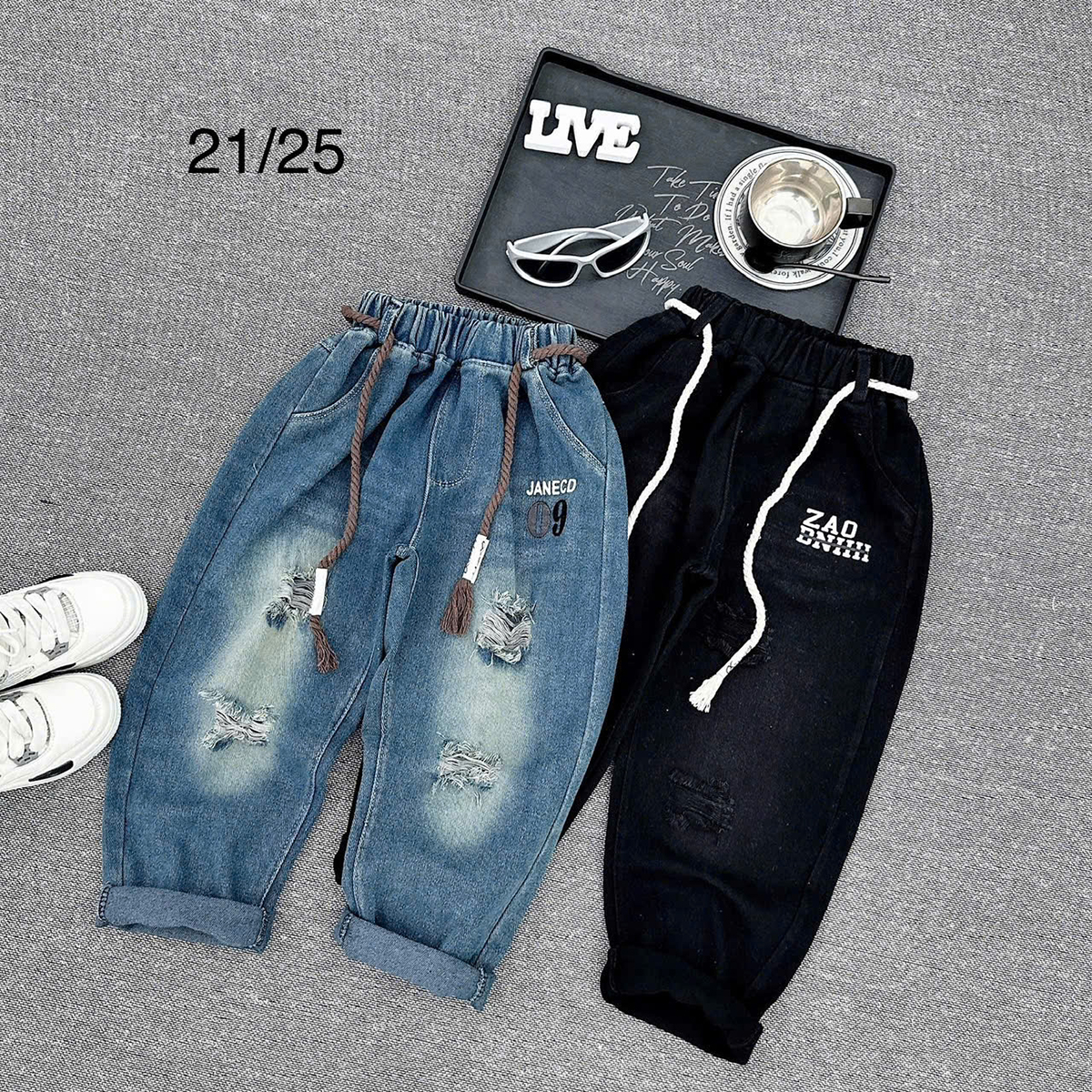 Quần bò bé trai nhỡ