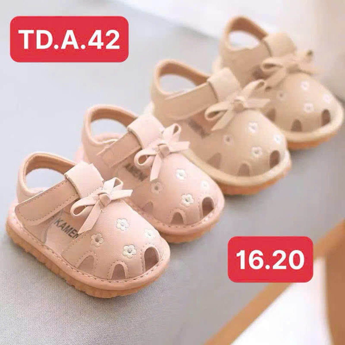 Dép tập đi chip chip (Nơ)