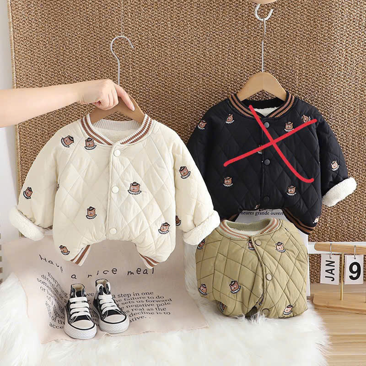 Áo khoác phao bé trai Hàn Quốc