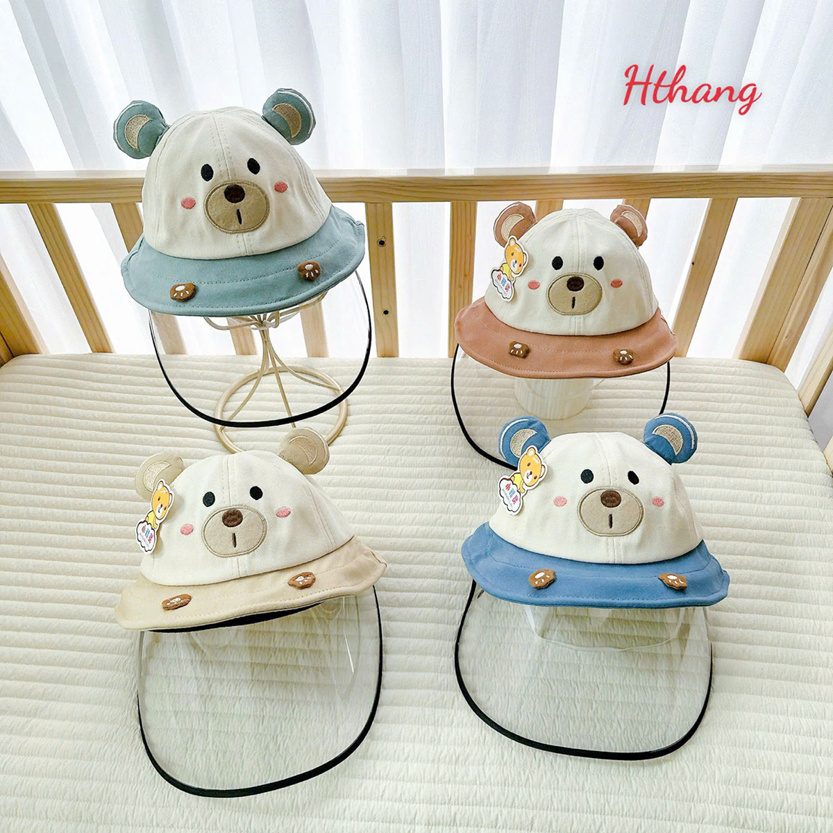 Mũ vành kèm kính