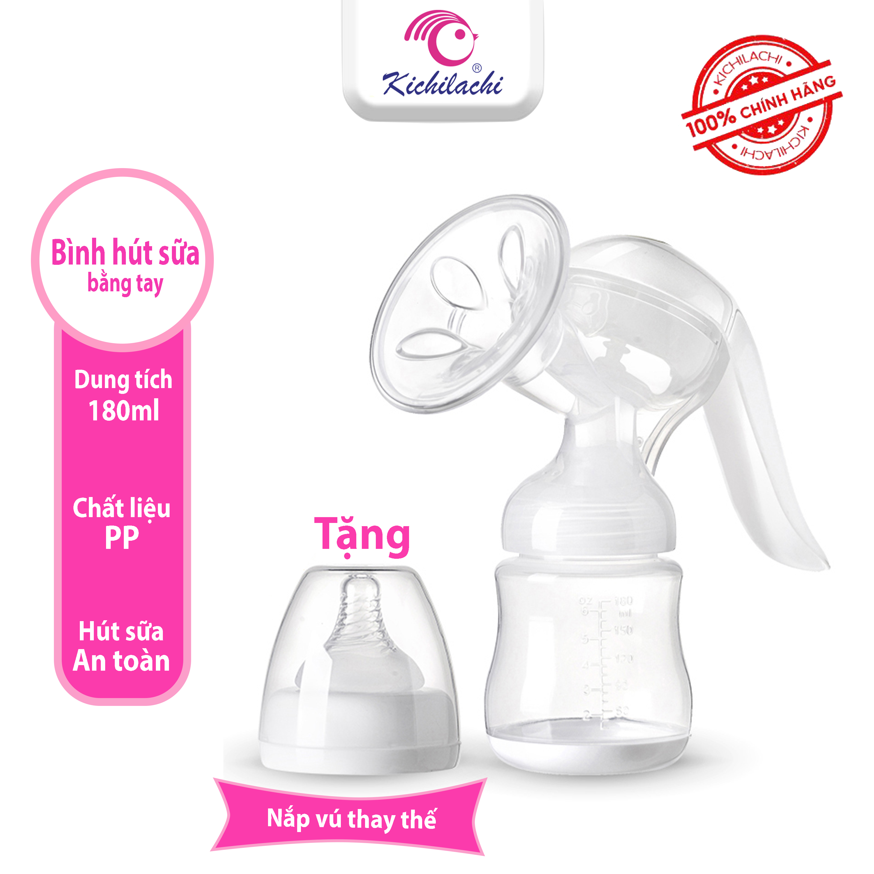 Hút sữa bằng tay Kichi