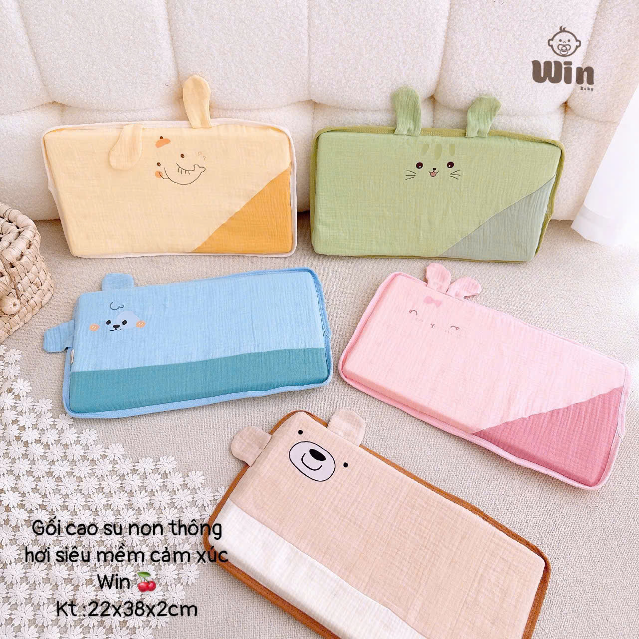Gối cao su non cao cấp
