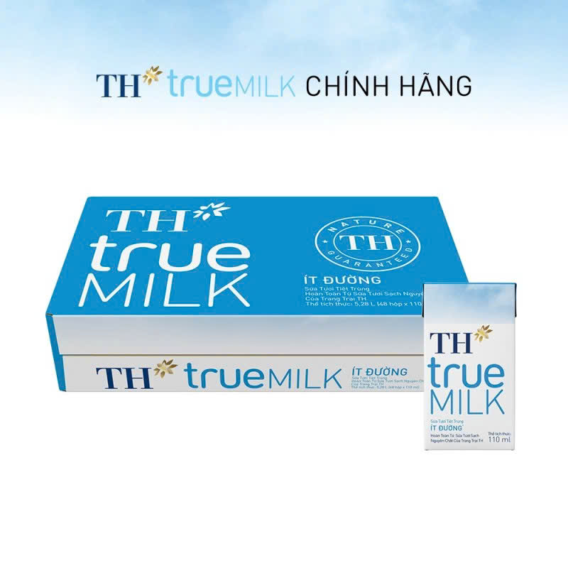 Sữa tươi TH true milk ID 110ml