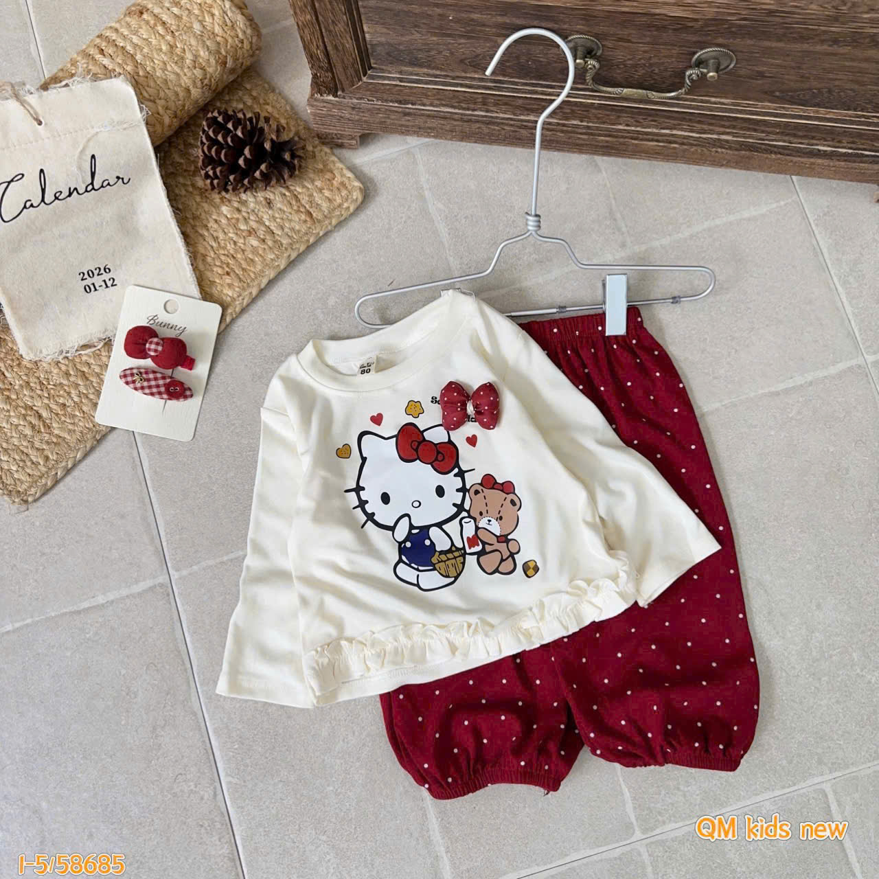 Bộ dài Kitty cotton đẹp
