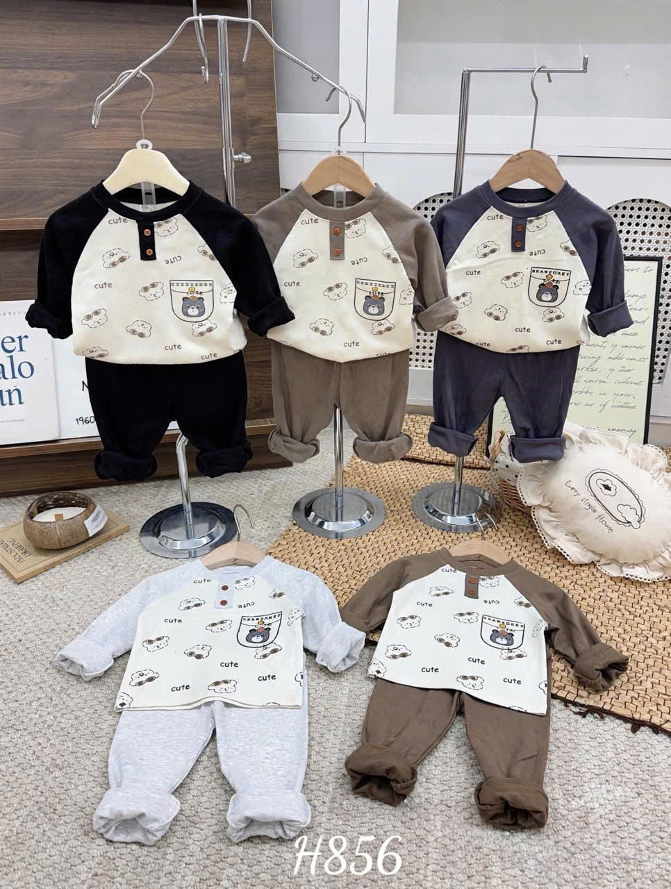 Bộ dài cotton 1