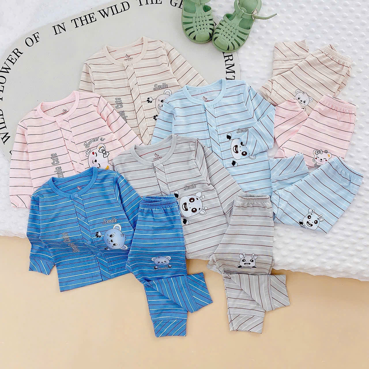 Bộ dài sơ sinh Noubaby 2 (SALE)