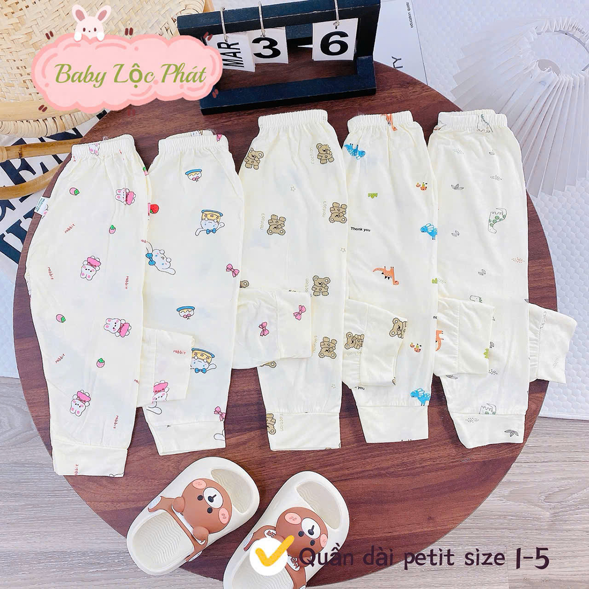 Quần dài sơ sinh đẹp 2